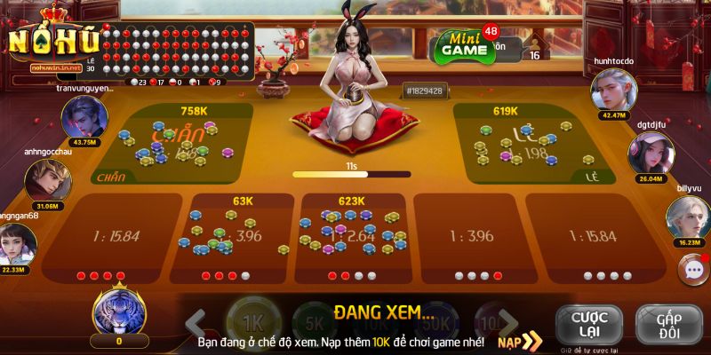 Game xóc đĩa được nhiều người chơi lựa chọn