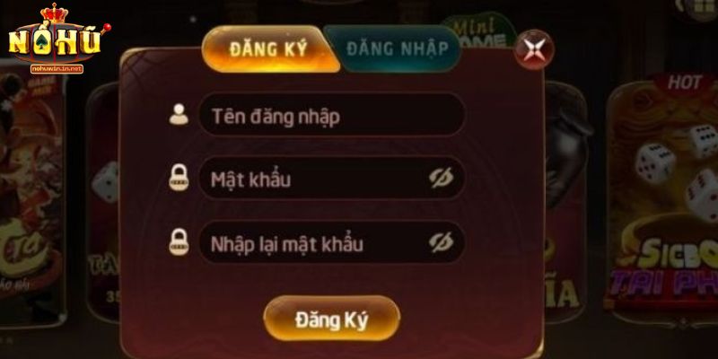 Hướng dẫn các bước đăng ký tài khoản NOHUWIN chi tiết