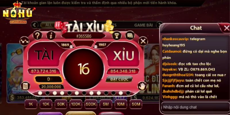 Tổng hợp các quy tắc khi tham gia Tài Xỉu Nohuwin